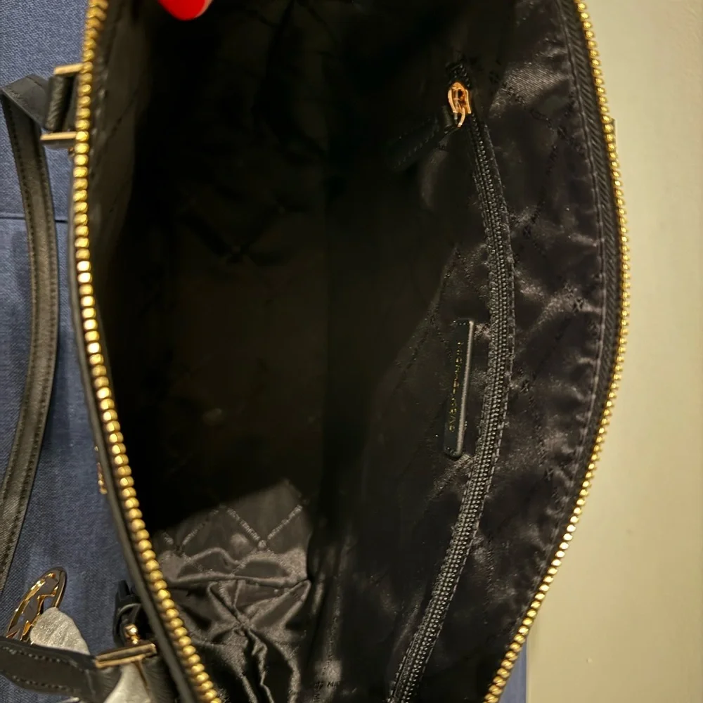 Michael Kors Black Charlotte Tote Bag NWT